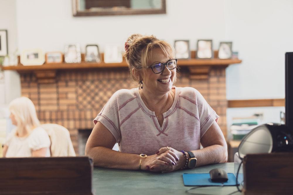 Career woman at Greater Augusta Utility District